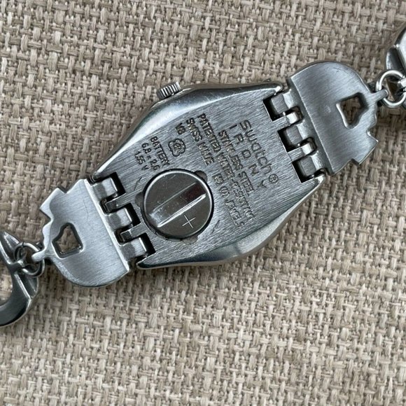 Swatch Ladies Wrist Watch SWISS AG Quartz Analog Multi color crystal Watch - Picture 10 of 12